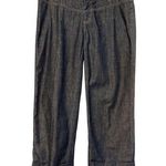 Women's NIOR. Lightweight Denim Blue Cuffed Crop Low Rise Pants Size 6 EUC #7905 Photo 0