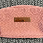 Mac Pale Pink Makeup Bag FY23 Holiday GWP w Gold Accents Zipper Closure Photo 0