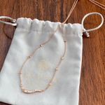 Kendra Scott NEW Kim Pendant Necklace Caterpillar Gold Layering Necklace NWOT Photo 0