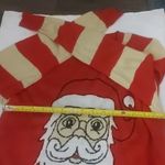 Carbon Christmas Santa Striped Red/Tan Sweater M Holiday Ugly Winter Party Cozy Red Size M Photo 4