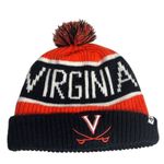 47 Brand Virginia Cavaliers Basketball Knit Beanie Hat w/ Pom Unisex One Size Photo 0