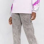 Isabel Marant Menji Purple Metallic Panel Sweatshirt Size Large MSRP $570 Photo 0