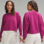 Lululemon  Ribbed Softstreme Perfectly Oversized Cropped Crew in Magenta Purple 6 Photo 1