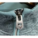 Kuhl Women's Ascendyr 1/4 Zip Pockets Soft Fleece Green Mottled Sweater XS Photo 4