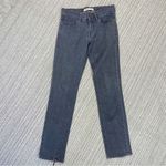 Old Navy  High Rise Back Ankle Zip Skinny‎ Jeans Gray 4 Photo 2