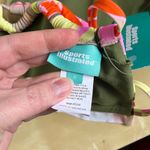 Sports Illustrated Ruffle Cutout Bralette Bikini Top Multicolor Size L Pink Size L Photo 3