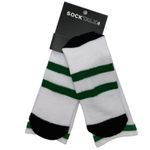 Sock Talk PROCRASTINATOR Stripe Cotton Sports Crew Socks NEW Photo 1
