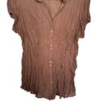 Allison Taylor Y2K 2000's Set of 2 Going Out Ruffle Tops Leopard Print Brown XL Photo 11