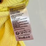 Free People Microphone Drop-Shoulder Cotton Thermal Top in Lemon Grass X-Small Photo 5