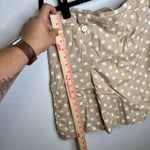 White Stag Women's 14 Khaki White Polka Dot Skort Pleated Stretch Casual Photo 5