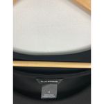 Club Monaco  Black Leather Waist Short Sleeve Dress Size 6 Photo 3