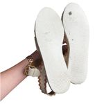 See By Chloe  Glyn Scalloped Edge Flat Espadrille Sandals Beige Sz 8.5 Photo 4