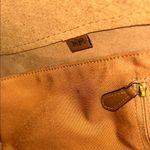 Coach Rose Gold Metallic Tote Bag with Pink Canvas Straps Photo 8