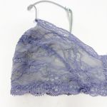 Free People  Womens Wireless Floral Lace Bralette Bra Size‎ M Purple Photo 1