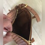 Madewell Brown Tan Woven Puffy Crossbody Bag NI981 New Photo 2