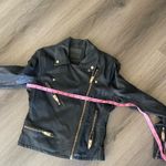 BLANK NYC  black faux leather moto jacket Photo 5