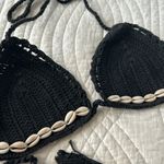 Disruptive Youth Black Crochet Bikini top Size M Photo 1