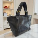 Coach  Waverly Vintage Black Leather Handbag Photo 11