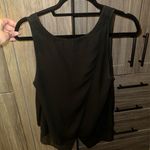 Topshop  Black Flowy Layered Top Photo 2