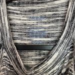 Women's Black and White Sleeveless Top Gray Size L Photo 2