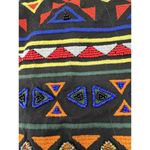 Sam Edelman  MultiColor Geometric Print Zip Front Mini Skirt‎ Cotton Skirt Size 2 Photo 2