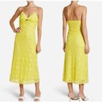 Nordstrom NSR NWT Napean Sea Rd Cream White Knot Front Lace Midi Dress XS Photo 1