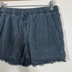 Bella Dahl  Grey Frayed Hem Short Photo 6