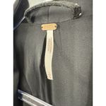 Free People  Black Vest Sleeveless Blazer Tuxedo Shawl Lapel Back Detail L Photo 1