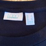 LOGO By Lori Goldstein logo Lounge by lori goldstein Black Tunic Shirt Dress Long Sleeve Size L Large Photo 4