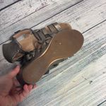 Dansko Vivian Gladiator Sandal Pewter Nappa Leather Strappy Wedge Size 9 Photo 4