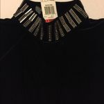 Alfani  $89 Womens New Black Beaded Rhinestones Photo 1