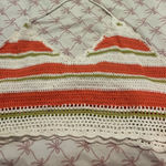 T.J.Maxx Vibrant Crochet Halter Top Orange Size XL Photo 0