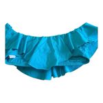 Trina Turk  Jade Ruffle Flutter Getaway Off the Shoulder Bandeau Bikini  8 = M‎ Photo 7