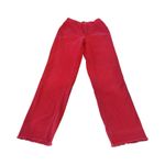 Vtg Lawman Womens Size 7 Superior Fit Western High Rise Red Denim Straight Jeans Photo 0