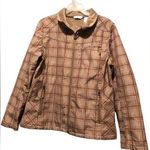 IZOD  Plaid Lightweight Faux Fur Jacket Photo 0