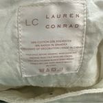 LC Lauren Conrad  Crochet Applique White Denim Shorts, Size 8 Photo 7