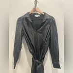 Peter Som  x RTR Faux Leather Shirtdress Size 4‎ Photo 4