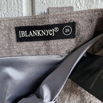 Free People BLANK NYC x Suede Leather Button Front Mini Skirt in Gray Size 25 Photo 3