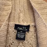 Rue 21 Women's Beige Knit Cardigan Photo 1