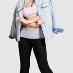 Victoria's Secret Y2K  All Day Cotton Foldover Waist Flare Yoga Pants Photo 0