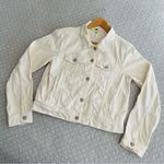 Free People WE THE FREE Rumors Denim Jacket Ecru Cream Size M Photo 9