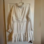 Showpo Cream Satin Fabric White Size 16 Photo 3