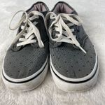 Vans Off The Wall Striped Polka Dot Shoes Womens 11 Black White Low Top Lace Up Photo 11