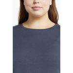 Eileen Fisher NEW Long Sleeve Jersey Shift Dress Crewneck Size 3X Photo 3