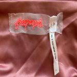 Free People  Twist And Shout Desert Rose Pink Mini Dress Pleated VNeck Sleeveless Photo 4