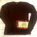 American Apparel Women’s M Brown Long Sleeve 100% Cotton Tee Mops Size Medium Shirt Photo 0