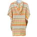 Juicy Couture Melon Mint White Striped Terrycloth Hooded Poncho size M NEW Tags Photo 9