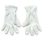 🔃White Fleece Gloves Photo 0