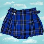 Justice Blue Plaid Skirt (Pleated) Size XS Photo 0