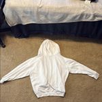 Boohoo  Off-White Drawstring Hoodie Photo 2